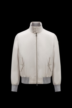 Chamarra Moncler Laramon Hombre Blancos | RFTA-18793