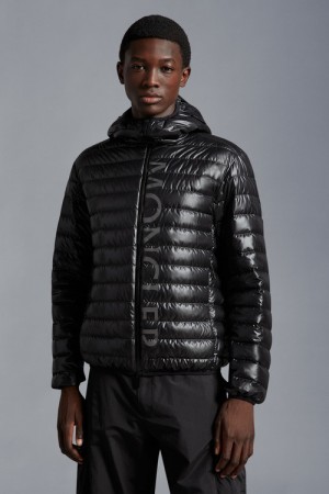 Chamarra Moncler Lauzet Hombre Negros | YFLU-92645