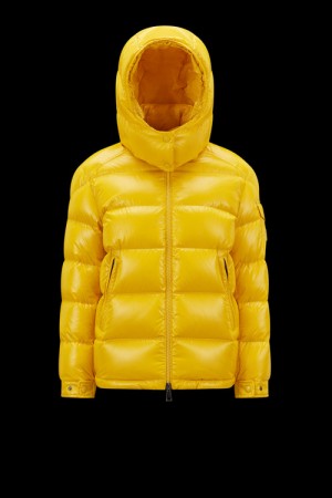 Chamarra Moncler Maire Mujer Amarillos Claro | KYXE-50219