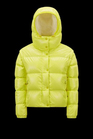 Chamarra Moncler Mauleon Mujer Azules Amarillos | YBGO-02713