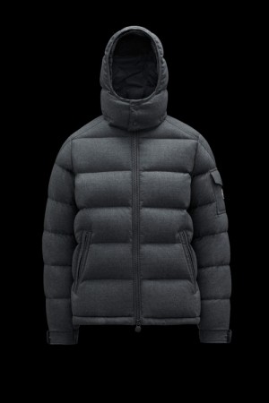 Chamarra Moncler Montgenevre Hombre Grises | GBYD-49125