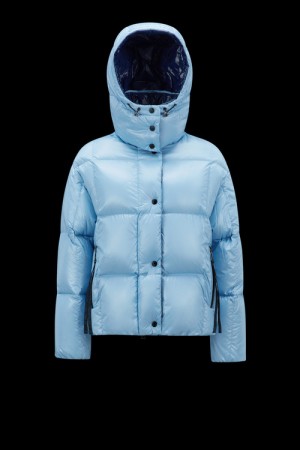 Chamarra Moncler Parana Mujer Azules | VHDQ-47813