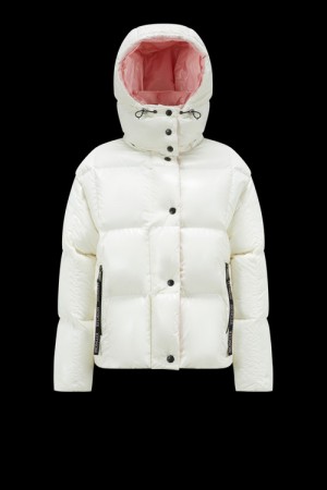 Chamarra Moncler Parana Mujer Blancos | PQWF-49150