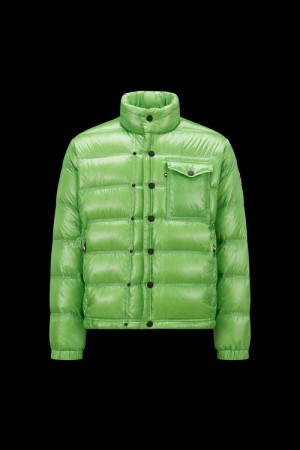 Chamarra Moncler Raffort Hombre Verdes Claro | EABD-12940