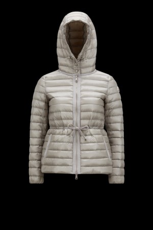 Chamarra Moncler Raie Mujer Grises Claro | BWUI-26085