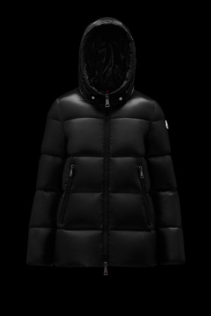 Chamarra Moncler Seritte Mujer Negros | DZXC-42097