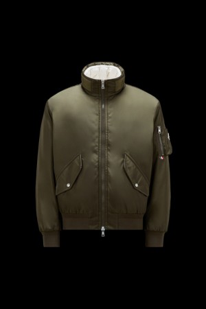 Chamarra Moncler Timur Bomber Jacket With Inner Hombre Verdes Oscuro | CQGI-87049