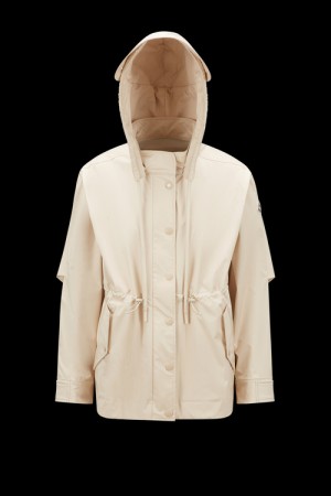 Chamarra Moncler Valiere Parka Mujer Blancos | ITUO-54982