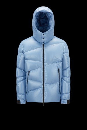 Chamarra Moncler Yonne Hombre Azules | GYNV-82709