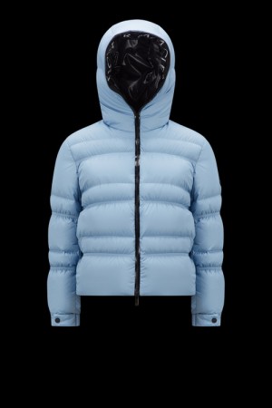 Chamarra Moncler Yser Mujer Azules | UWKX-48536