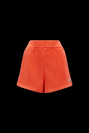 Short Moncler Terrycloth Mujer Naranjas | MZPO-06249