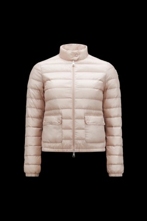 Chaqueta De Plumas Ligera Moncler Lans Mujer Rosas Claro | JQWI-52087