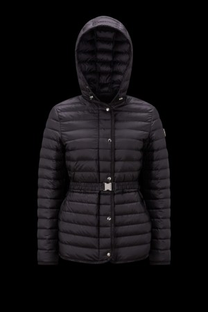 Chaqueta De Plumas Ligera Moncler Oredon Mujer Negros | RZPE-31942