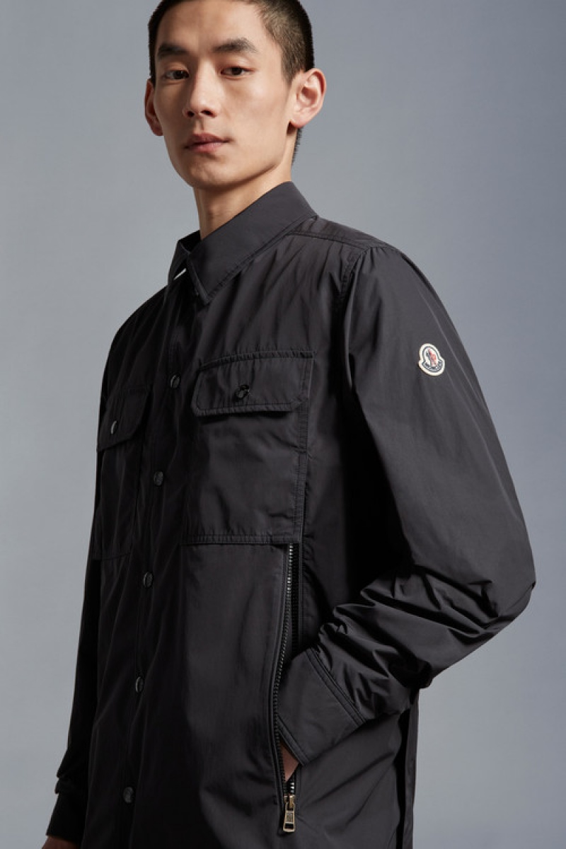 Abrigos Moncler Matro Shacket Hombre Negros | PYES-72618