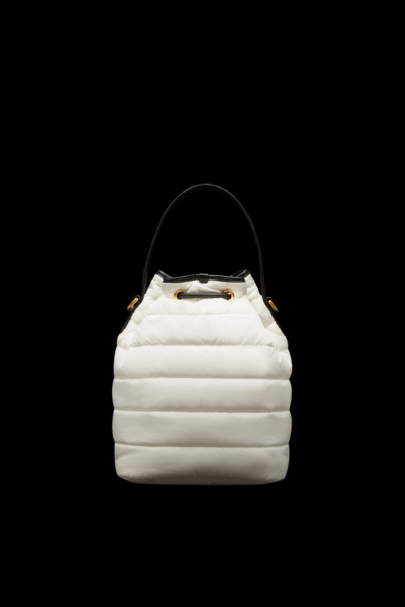 Bolsas Moncler Kilia Bucket Mujer Blancos | XCJL-72954