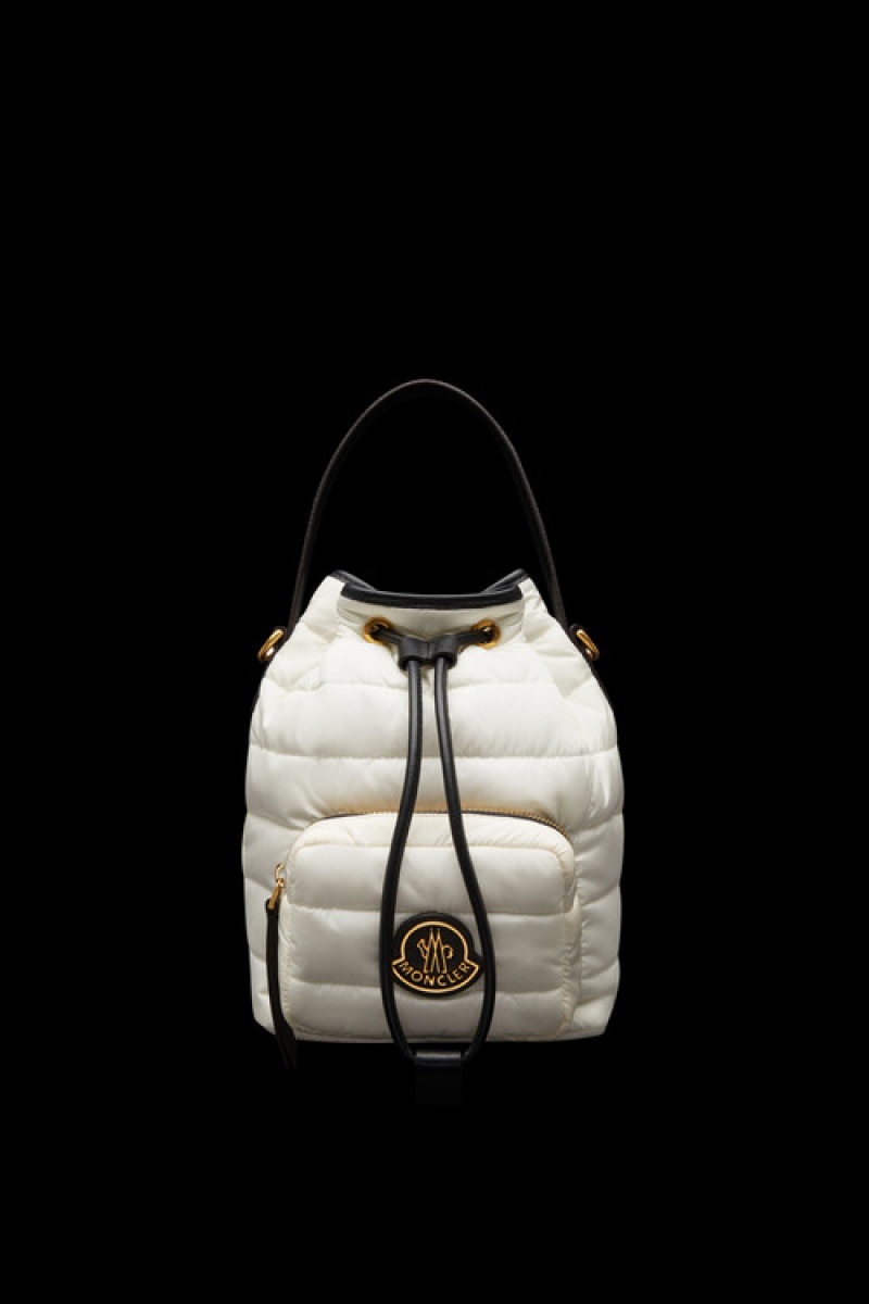 Bolsas Moncler Kilia Bucket Mujer Blancos | XCJL-72954