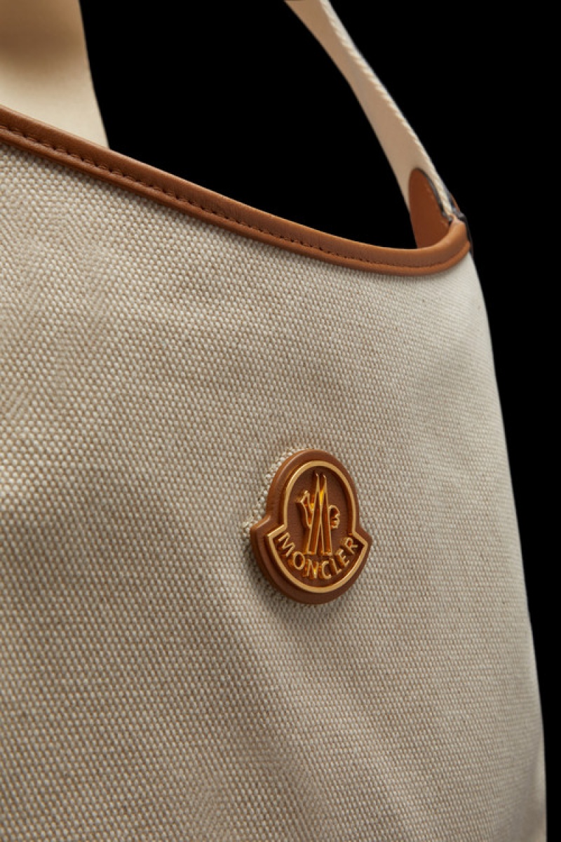 Bolsas Moncler Nalani Tote Mujer Naranjas Blancos | QEXT-47169