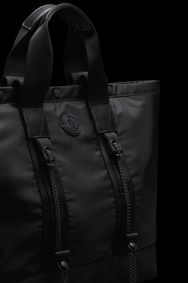 Bolsas Moncler Tech Tote Hombre Negros | ZFXP-92035