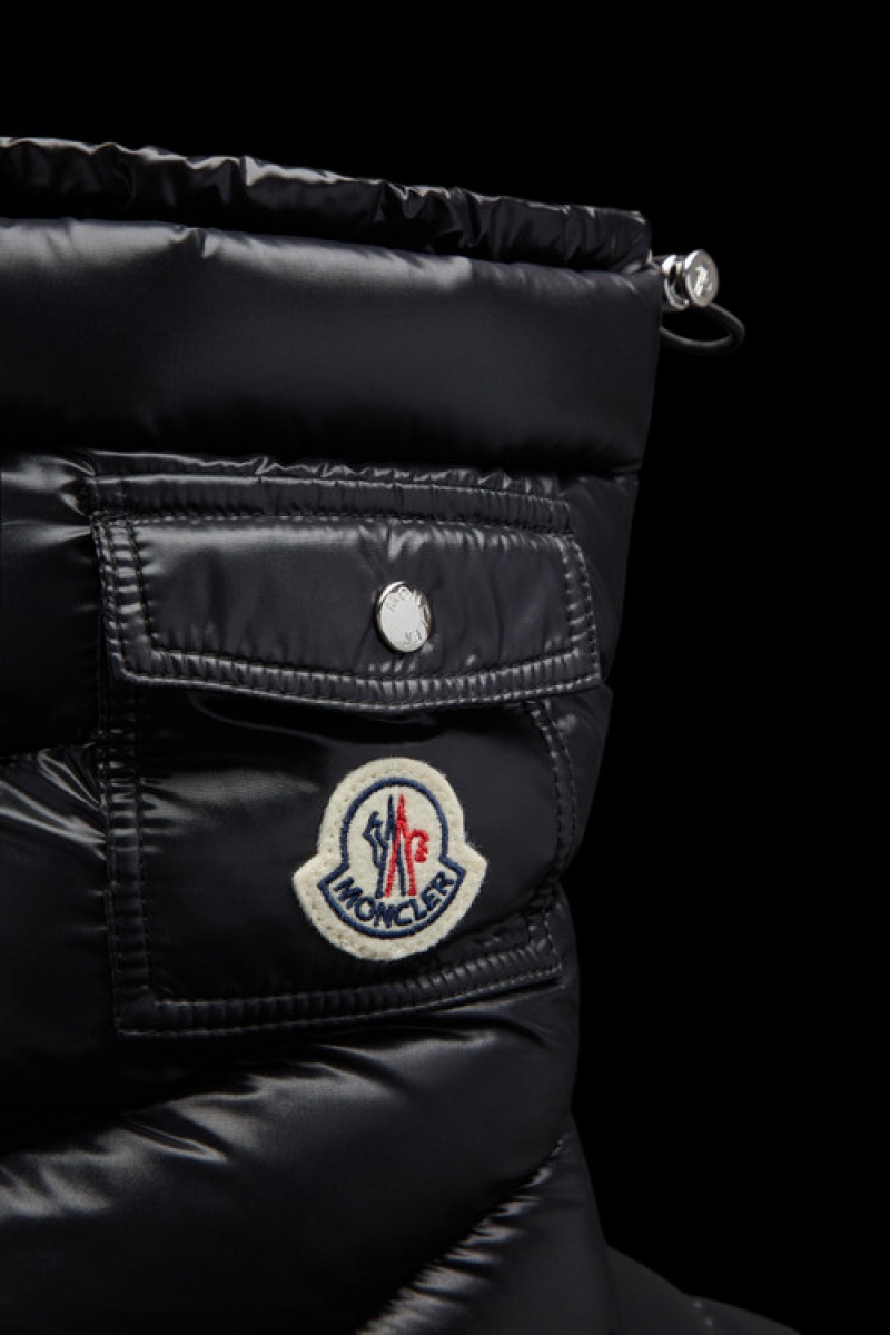 Botas Moncler Gaia Pocket Mid Mujer Negros | GWTA-20163