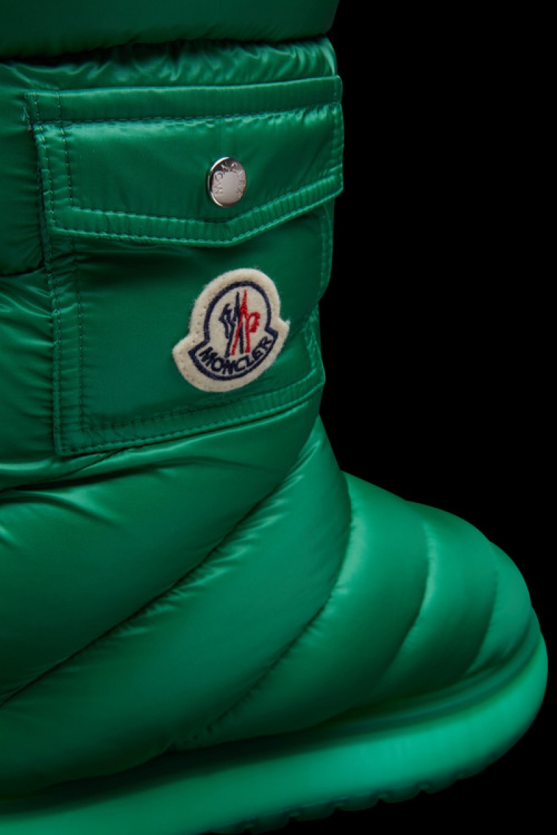 Botas Moncler Gaia Pocket Mid Mujer Verdes | NHWO-26795