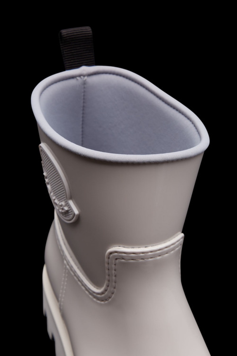 Botas Moncler Ginette Rain Mujer Grises Claro | BLCR-85632