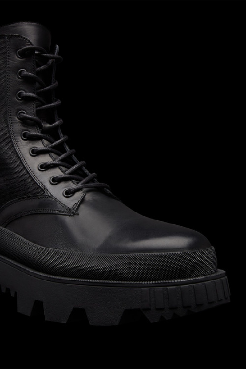 Botas Moncler Konture Pocket Hombre Negros | QFNB-21896