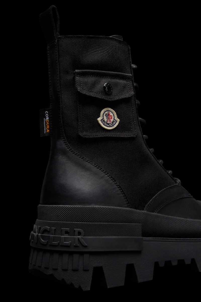 Botas Moncler Konture Pocket Hombre Negros | QFNB-21896