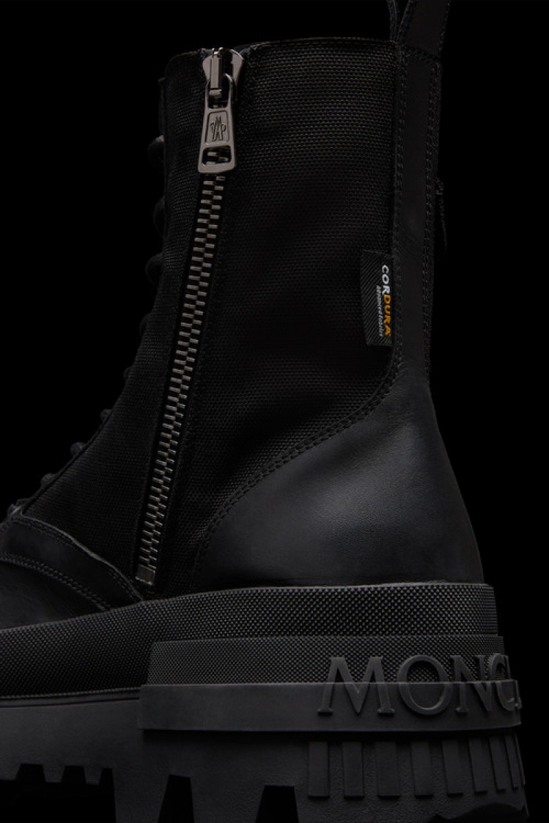 Botas Moncler Konture Pocket Hombre Negros | QFNB-21896