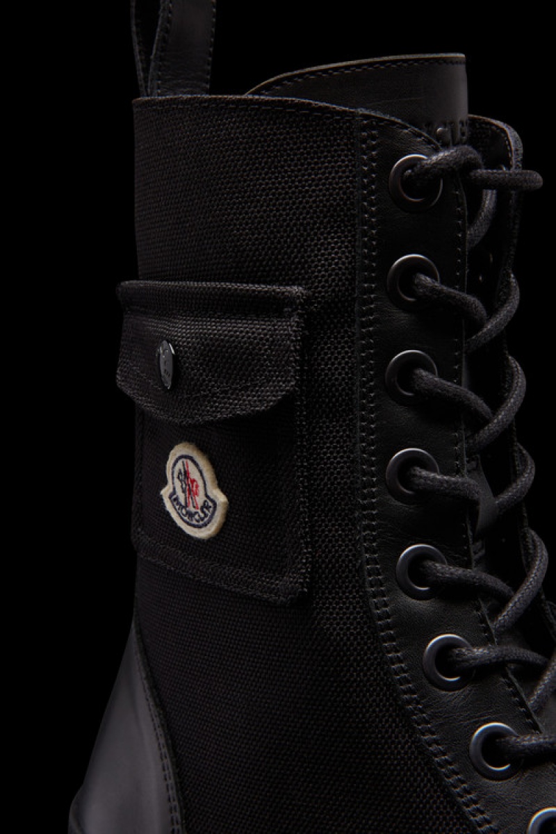 Botas Moncler Konture Pocket Mujer Negros | REBO-17082