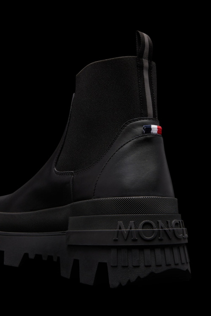 Botas Moncler Neue Chelsea Hombre Negros | BIYN-50674