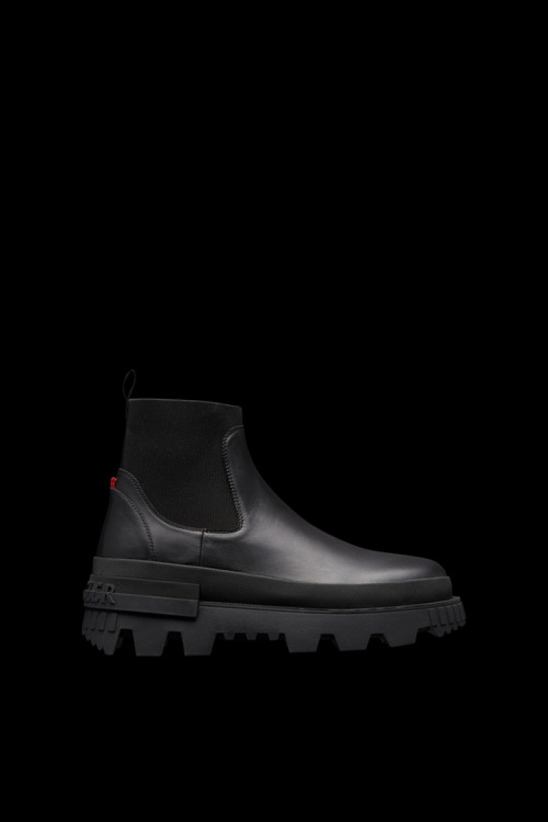 Botas Moncler Neue Chelsea Hombre Negros | BIYN-50674