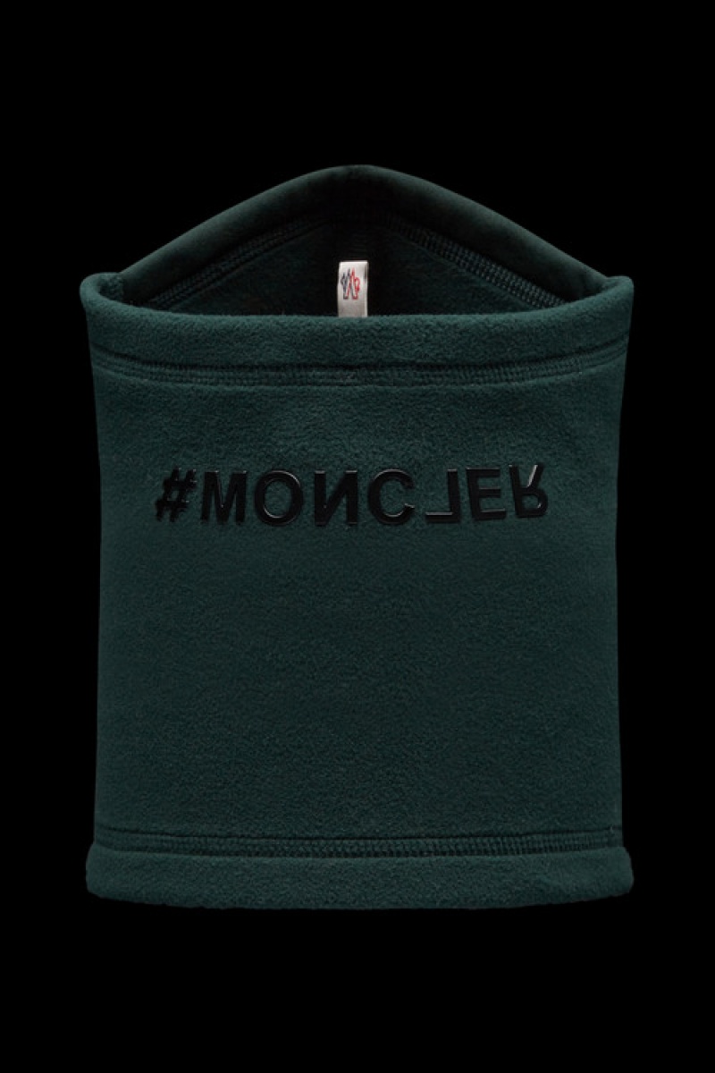 Bufandas Moncler Fleece Neck Warmer Hombre Verdes | DPNA-06245