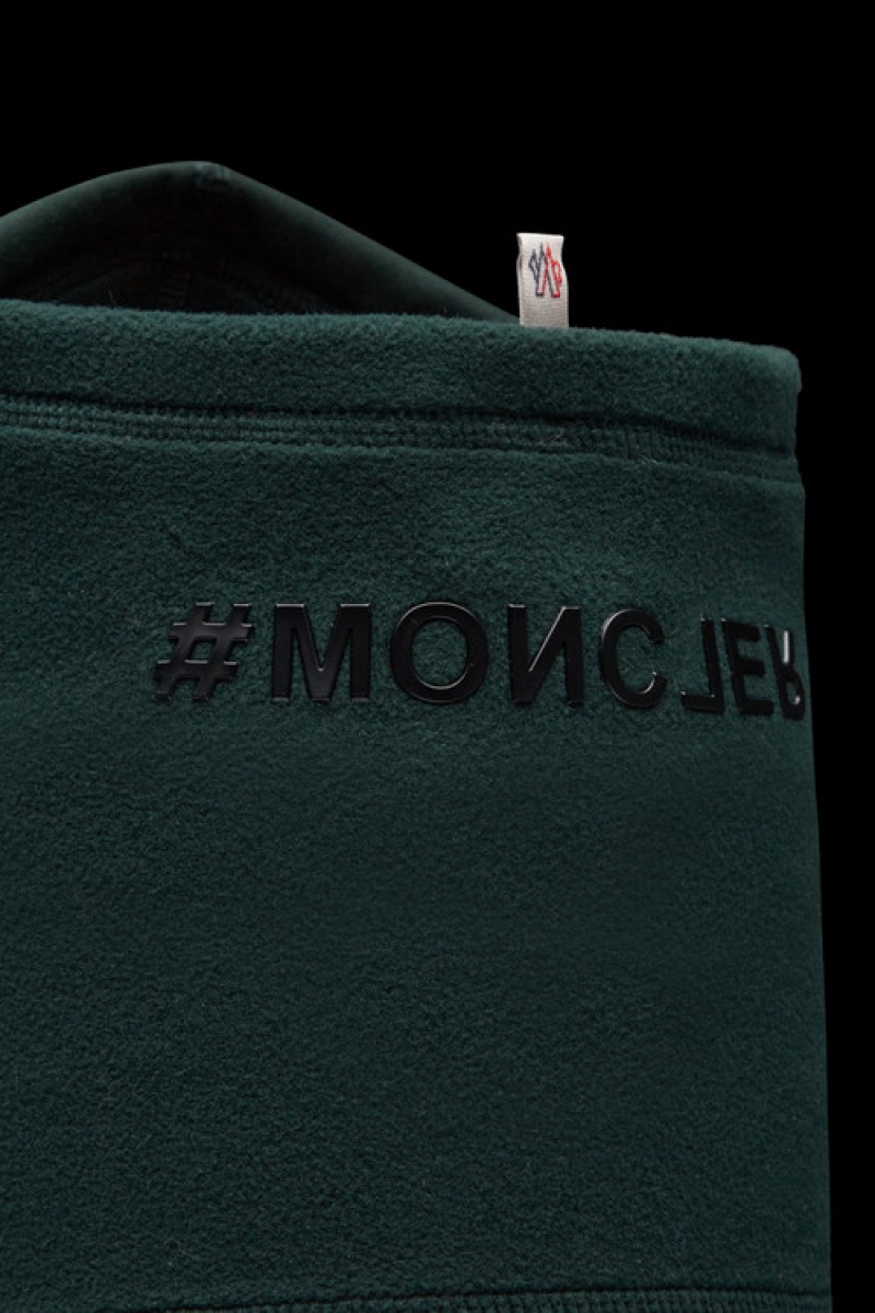 Bufandas Moncler Fleece Neck Warmer Hombre Verdes | DPNA-06245