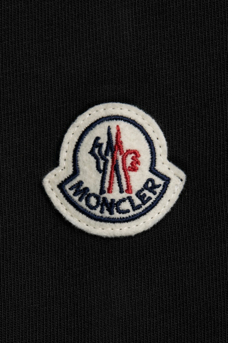 Camiseta Moncler Logo T Hombre Negros | YPFE-47610