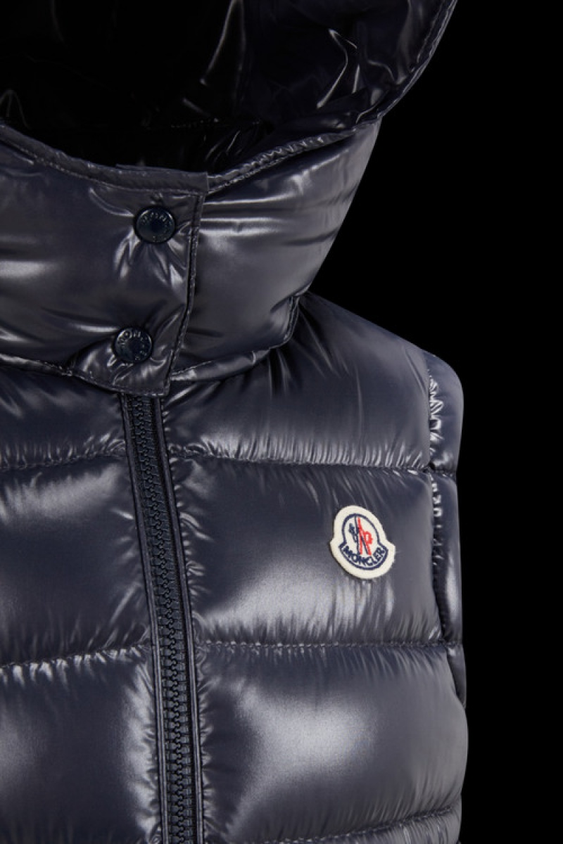 Chaleco Moncler Ania Niña Azules | AOZF-87413