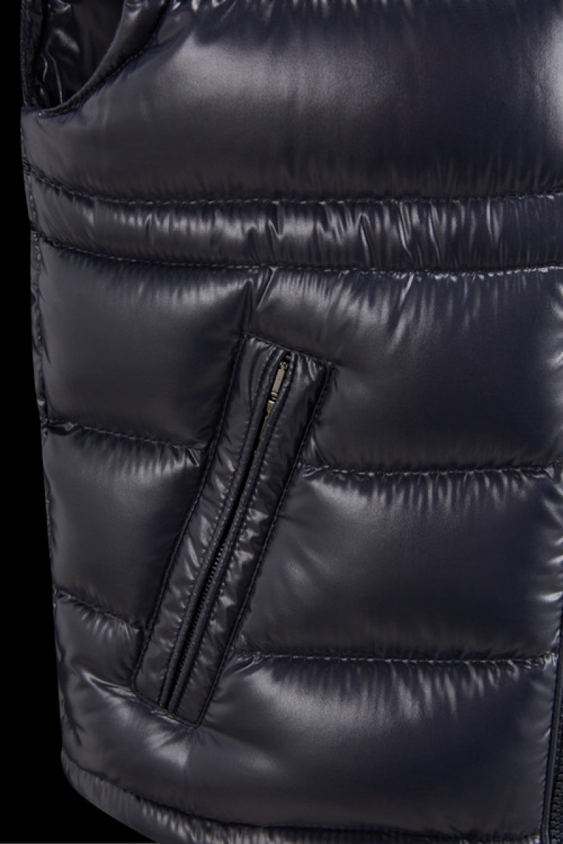 Chaleco Moncler Ania Niña Azules | AOZF-87413