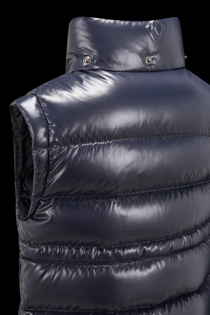 Chaleco Moncler Ania Niña Azules | AOZF-87413