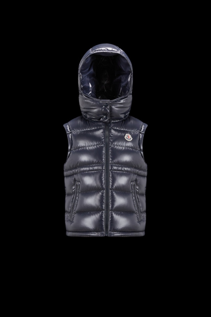 Chaleco Moncler Ania Niña Azules | AOZF-87413