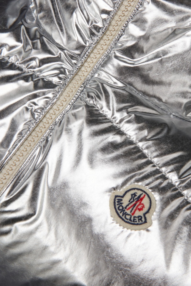 Chaleco Moncler Blavet Niña Plateados | GZPC-43961