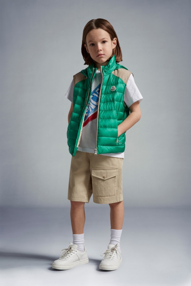 Chaleco Moncler Dorje Niño Verdes | YJLU-93810