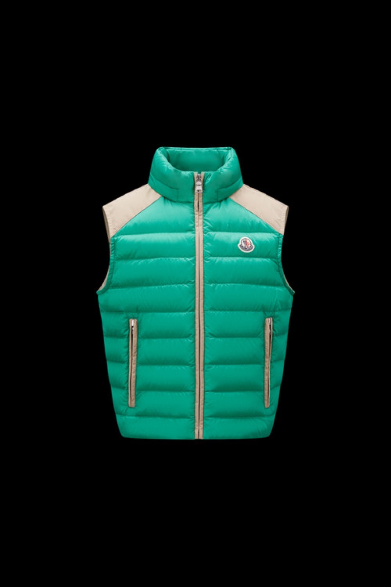 Chaleco Moncler Dorje Niño Verdes | YJLU-93810