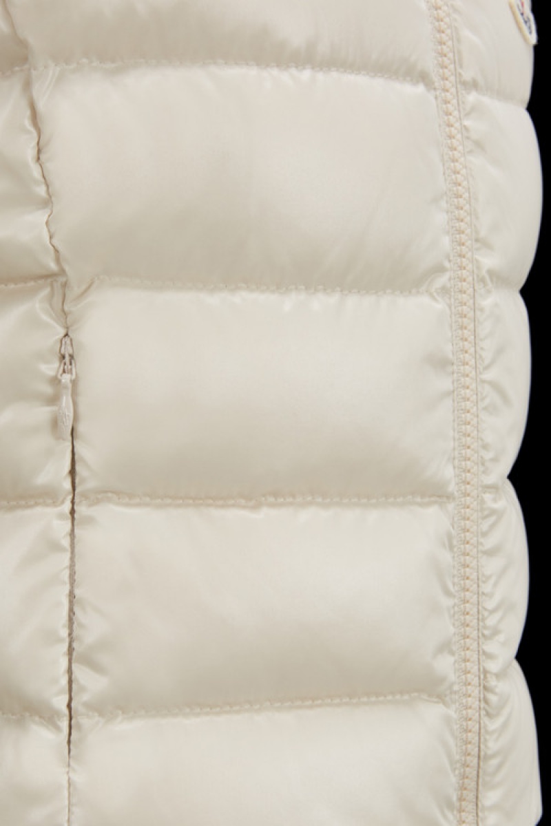 Chaleco Moncler Ghany Niña Beige | UNYE-34260