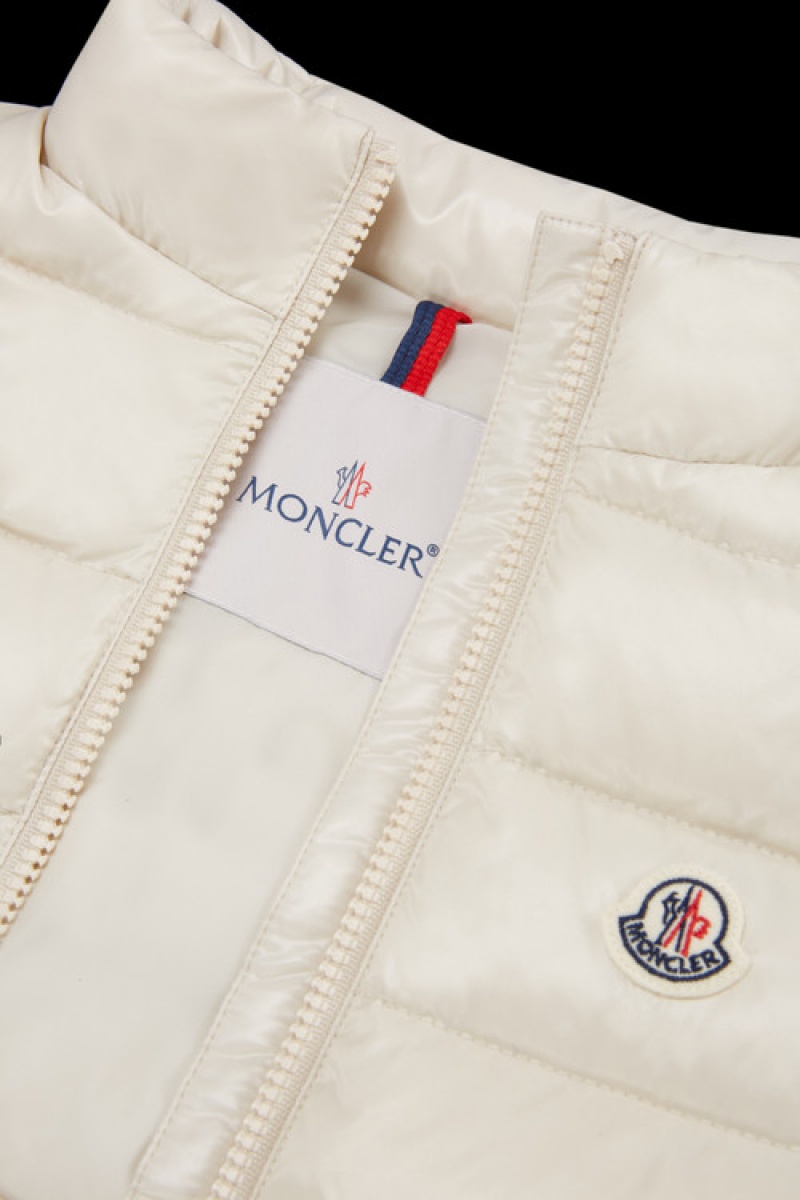 Chaleco Moncler Ghany Niña Beige | UNYE-34260