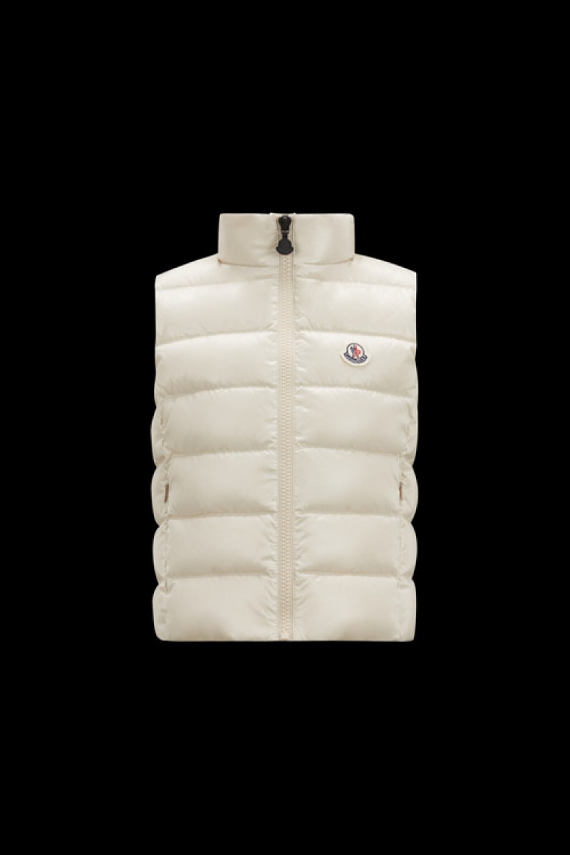 Chaleco Moncler Ghany Niña Beige | UNYE-34260