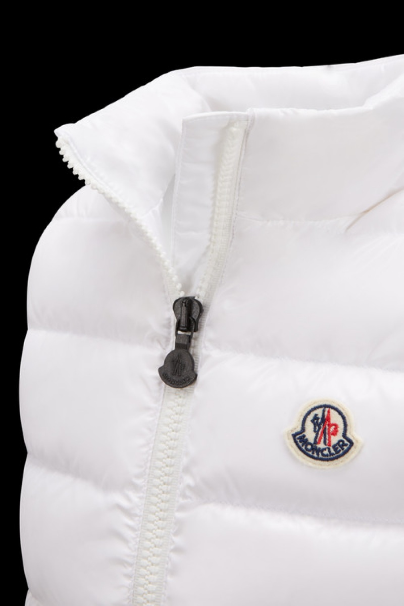 Chaleco Moncler Ghany Niña Blancos | AVJZ-45067