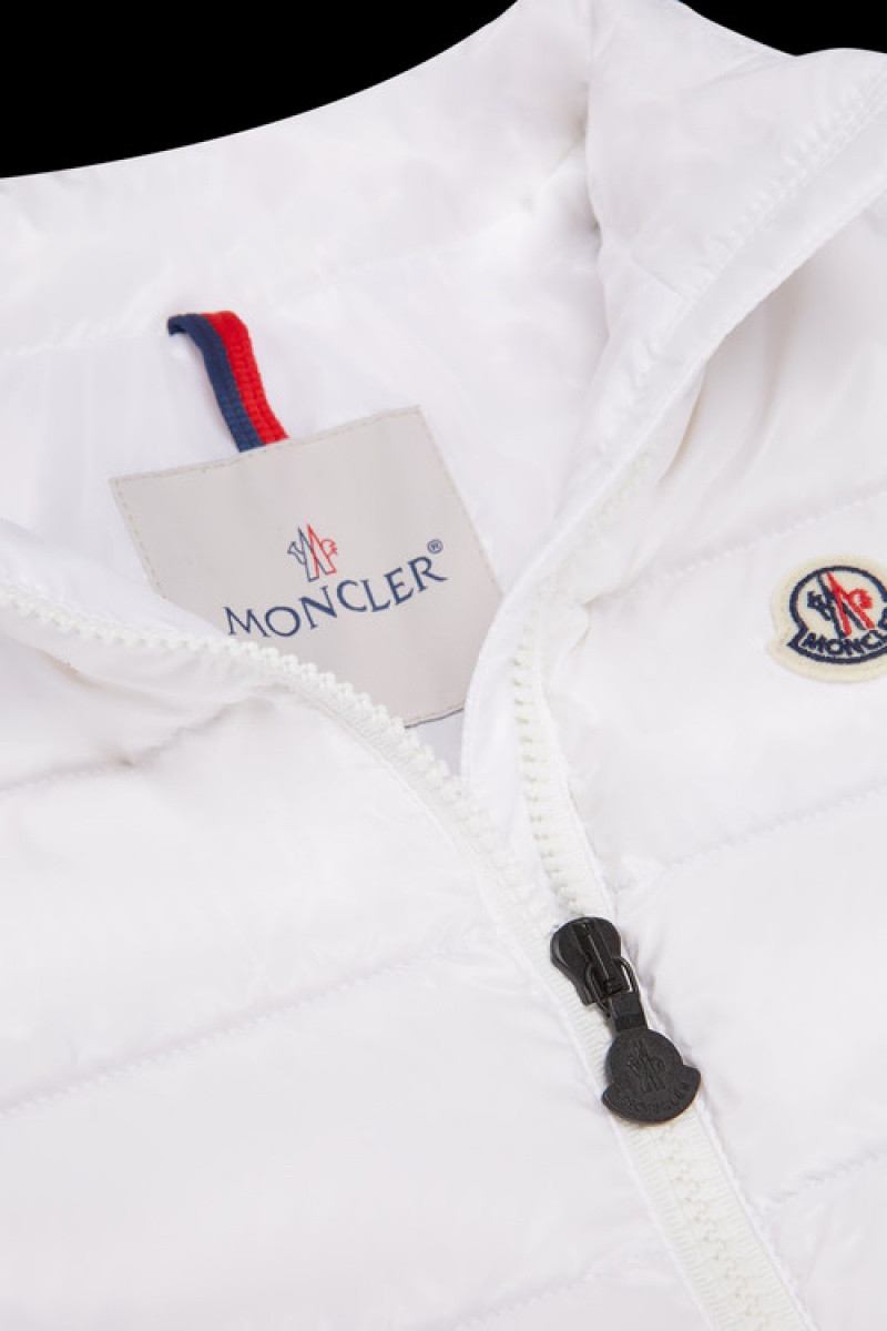 Chaleco Moncler Ghany Niña Blancos | AVJZ-45067