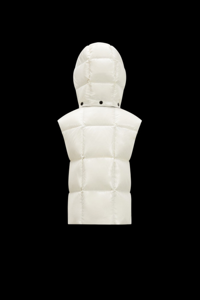 Chaleco Moncler Luzule Niña Blancos | GCYN-45829