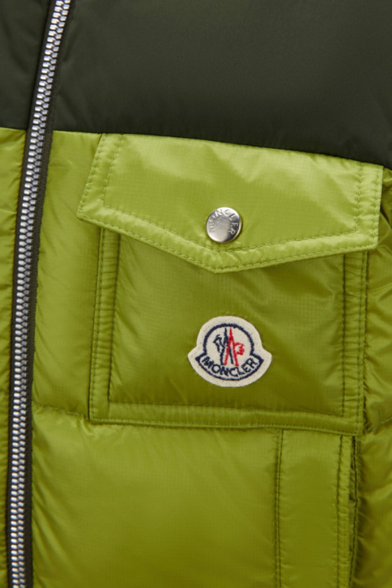 Chaleco Moncler Oust Niño Verdes Oscuro | NRTS-93715