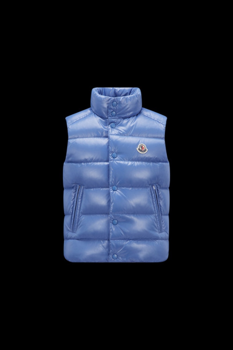 Chaleco Moncler Tib Niño Azules Claro | GAYI-18560