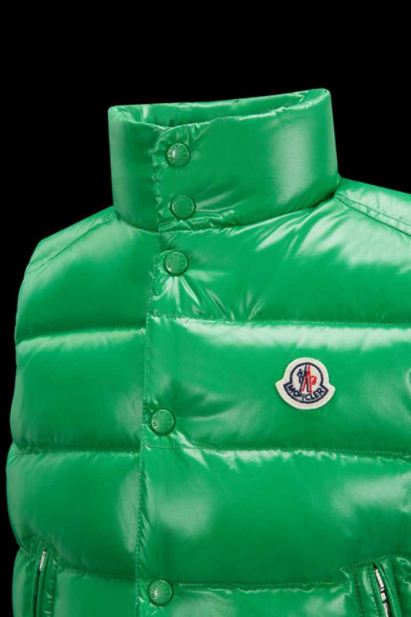 Chaleco Moncler Tib Niño Verdes Claro | JXEP-38402